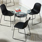 Metal Contemporary Round Dining Table Glass Top Table for Dining Room Clearhalo 'Dining Tables & Seating' 'Dining Tables' 'dining_table' 'furn' 'furn_dining_table' 'Furniture' 'furniture_dining_table' 'Kitchen & Dining Furniture' 'kitchen' 'kitchen_dining_table' 1200x1200_fbbbe090-ad1a-42dd-8ff1-c63c5b1f4be4