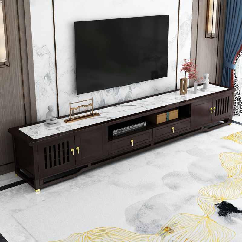 New Chinese Solid Wood TV Cabinet Modern and Simple Storage in Living Room TV Console Clearhalo 'furn' 'furn_tv_stands_entertainment_centers' 'Furniture' 'Living Room Furniture' 'TV Stands & Entertainment Centers' 'TV Stands & Media Storage Furniture' 'tv_stands_entertainment_centers' 1200x1200_fbbe869b-6c96-43d5-82ab-6cc7ddf1edcf