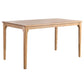Rectangle Oak Wood Dining Table Modern Kitchen Table in Nature with 4 Legs Clearhalo ' dining_table' 'Dining Tables & Seating' 'Dining Tables' 'furn' 'furn_dining_table' 'Furniture' 'furniture_dining_table' 'Kitchen & Dining Furniture' 'kitchen&dining_furn' 'kitchen' 'kitchen_dining_table' 1200x1200_fbc01b0a-ef09-4617-a160-24338a460236