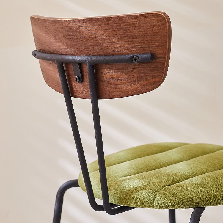 Industrial Style Dining Chair Kitchen Armless Side Chairs with Metal Legs Clearhalo ' kitchen&dining_furn' 'Dining Chairs' 'Dining Tables & Seating' 'dining_chair' 'furn' 'furn_dining_chair' 'Furniture' 'furniture_dining_chair' 'Kitchen & Dining Furniture' 'kitchen' 1200x1200_fbc1ac42-7f84-43d0-9103-ef0f4f857223