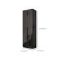 Modern Glass Doors Wardrobe Cabinet Black Bedroom Storage Cabinet