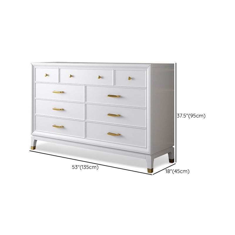 Ultra-Modern Double Dresser White Storage Chest Dresser for Bedroom Clearhalo 'Bedroom Furniture' 'Dressers & Chests' 'dressers_chests' 'furn' 'furn_dressers_chests' 'Furniture' 1200x1200_fbc3f23a-fa6a-4166-a275-0495df06e191
