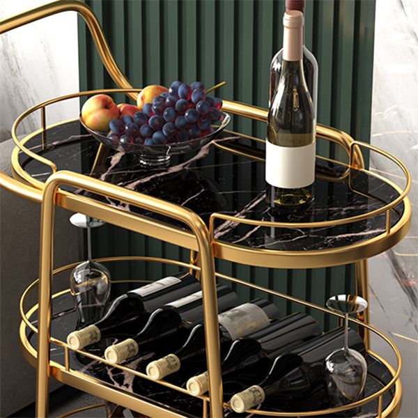 Rolling Contemporary Style Prep Table Wooden Prep Table for Kitchen