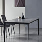 Industrial Style Sintered Stone Dining Table Aviation Aluminum Base Rectangle Table for Home Clearhalo ' dining_table' 'Dining Tables & Seating' 'Dining Tables' 'Furniture' 'furniture_dining_table' 'Kitchen & Dining Furniture' 'kitchen&dining_furn' 'kitchen' 'kitchen_dining_table' 1200x1200_fbc8d692-edd3-4ba6-8c4d-fe6e2a039599