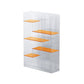 Contemporary Closed Back Bookshelf Standard Acrylic Bookcase with Shelves Clearhalo 'Bookcases' 'furn' 'furn_bookcases' 'Furniture' 'Office Furniture' 1200x1200_fbcadbd7-08c1-4b1f-a724-9f54652e97e3