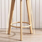 Scandinavian Style Bar-stool Steel Legs Round Seat Single Counter Stool for Kitchen Bar Clearhalo 'Bar Furniture' 'Bar Stools' 'bar_stools' 'furn' 'furn_bar_stools' 'Furniture' 'furniture_bar_stools' 'Kitchen & Dining Furniture' 1200x1200_fbcbfe5e-060a-426e-ae9f-c8f9bba16e63