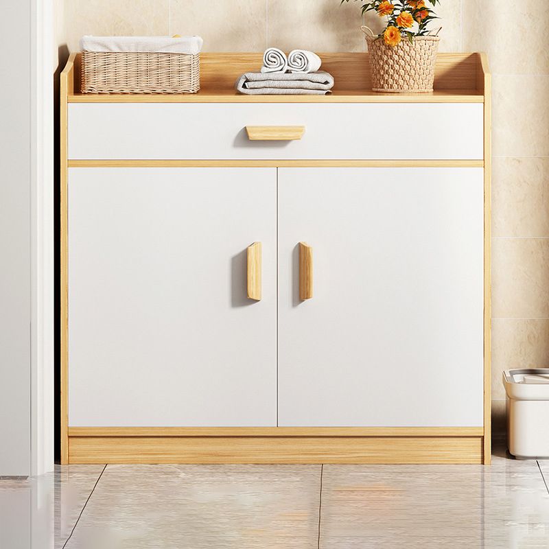 Server in legno Credenza in stile contemporaneo con armadi e cassetti