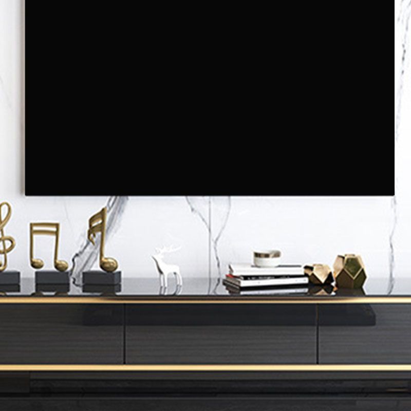 Enclosed Storage TV Media Stand Glam Media Console with Drawers Clearhalo 'furn' 'furn_tv_stands_entertainment_centers' 'Furniture' 'Living Room Furniture' 'TV Stands & Entertainment Centers' 'TV Stands & Media Storage Furniture' 'tv_stands_entertainment_centers' 1200x1200_fbccbf9d-9c4e-4740-a9cd-2b6964a816f3