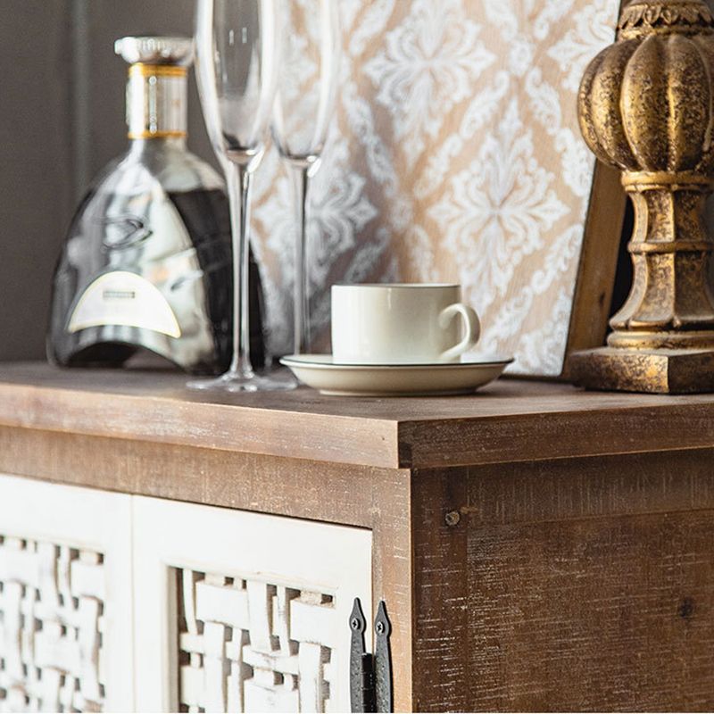 Industrial Rectangle Bar Pulls Accent Cabinet With Doors Cabinet Clearhalo 'Cabinets & Chests' 'cabinets_chests' 'furn' 'furn_cabinets_chests' 'Furniture' 'Living Room Furniture' 1200x1200_fbcd6ab9-175c-4932-89d1-567e1b69e989