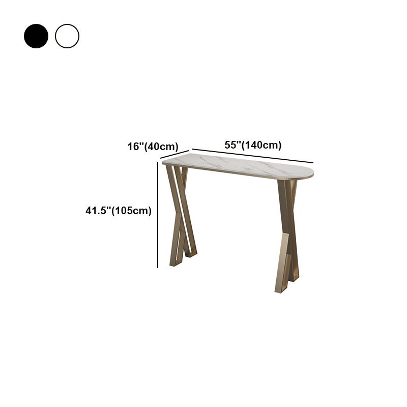White Glam Style Table Iron and Faux Marble Milk Tea Shop Bar Table Clearhalo 'Bar Furniture' 'Bar Tables' 'bar_tables' 'furn' 'furn_bar_tables' 'Furniture' 'furniture_bar_tables' 'Kitchen & Dining Furniture' 1200x1200_fbcdb2ed-75c1-475f-808b-933393305da3