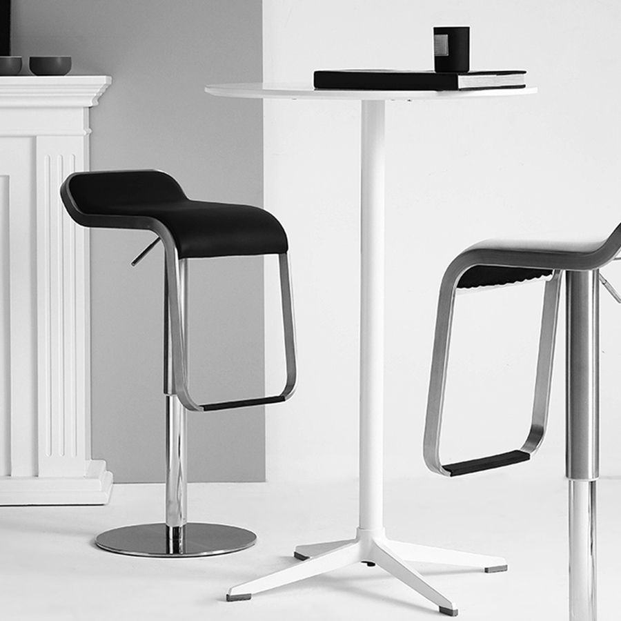 Faux Leather Indoor Counter Chair Contemporary Metal Legs Bar Stools Clearhalo 'Bar Furniture' 'Bar Stools' 'bar_stools' 'furn' 'furn_bar_stools' 'Furniture' 'Kitchen & Dining Furniture' 1200x1200_fbcee35f-c55d-4b40-bd50-c7917b878002