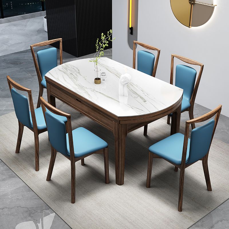 Contemporary 1/2/7 Pieces Furniture Round Stone Dining Set for Restaurant Clearhalo 'Dining Room Sets' 'Dining Tables & Seating' 'dining_room_set' 'furn' 'furn_dining_room_set' 'Furniture' 'Kitchen & Dining Furniture' 1200x1200_fbcfdf16-3234-4471-be2d-b778dc6ec0d9