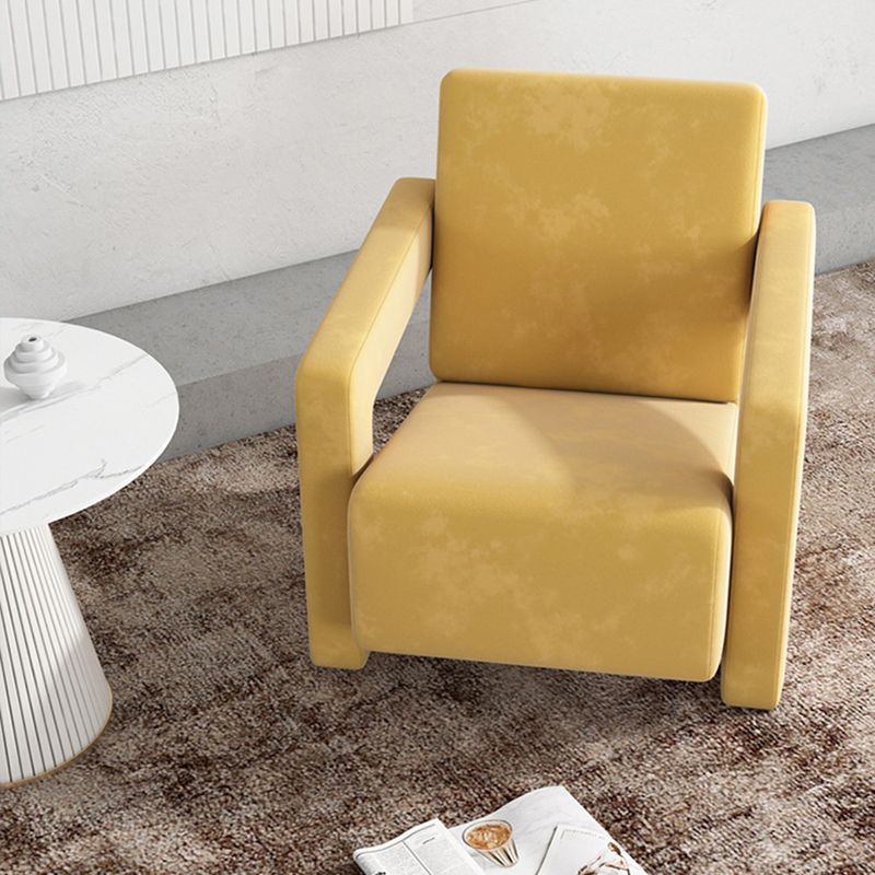 Contemporary 27.56 "sedia a braccio quadrato di spugna fissata larga