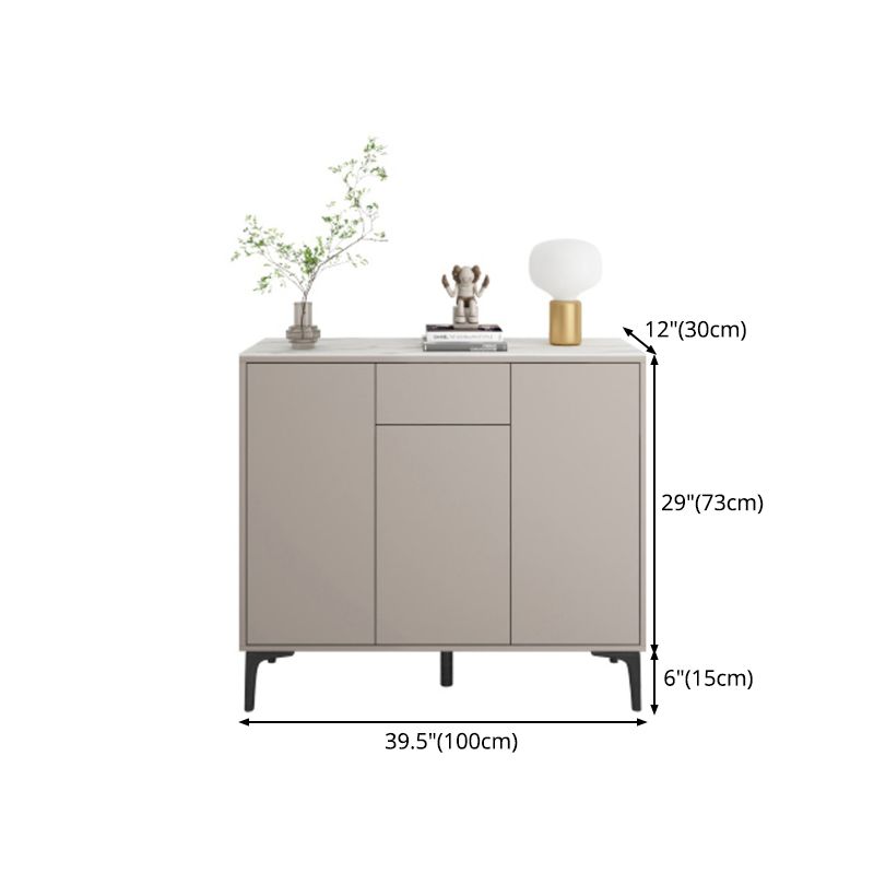 Topboard topboard in pietra in stile moderno Sideboard grigio per cucina