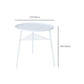 Metal Round 3 Legs End Table Minimalist Tray Top Accent Side Table