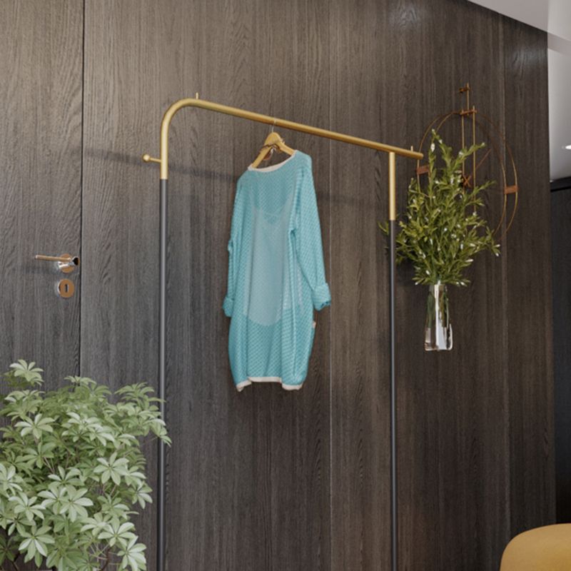 Simplicité Metal Hall Tree Tree Standing Coat Rack avec crochet de manteau