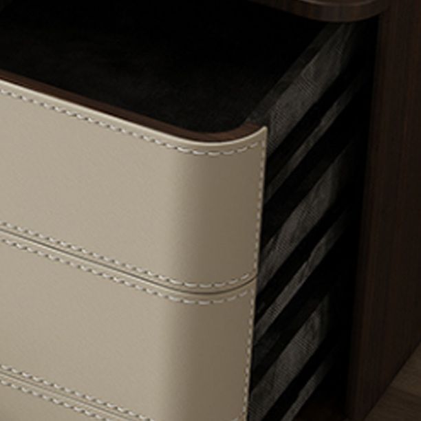 Casseggiatore da tavolo da vanità per trucco in legno contemporaneo con deposito 8 cassetti per camera da letto