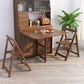 Moderne rechthoekige massief houten eettafel met lade, 68,9" x 31,5" x 29,5"