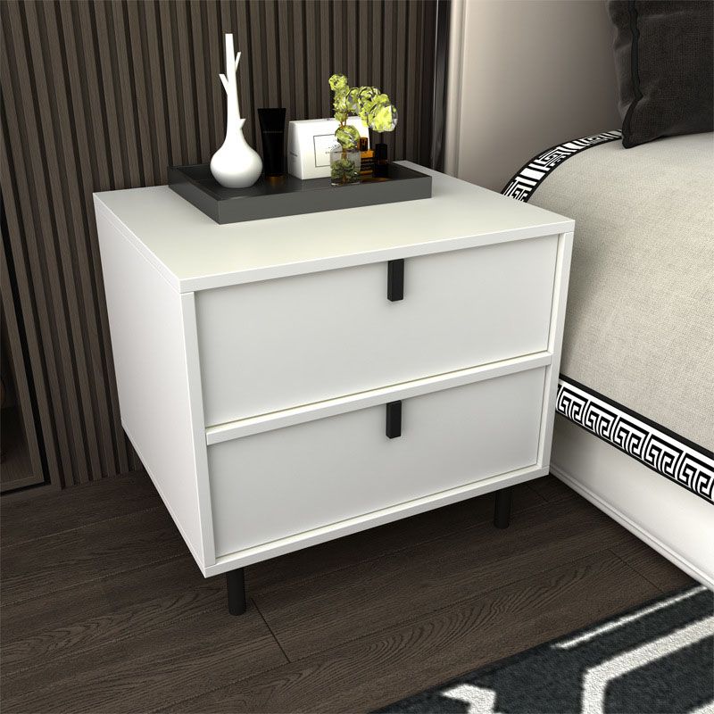 Modern Solid Wood Nightstand Legs Included Bedside Cabinet with 2 Drawers Clearhalo 'Bedroom Furniture' 'furn' 'furn_night_stand' 'Furniture' 'night_stand' 'Nightstands' 1200x1200_fbd6614c-bf34-4a74-a745-3d0e5ad1f60c