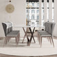 Nordic Sintered Stone Top Dining Set Rectangle 1/3/4/5/7 Pieces Dining Table with Chairs Clearhalo 'Dining Room Sets' 'Dining Tables & Seating' 'dining_room_set' 'furn' 'furn_dining_room_set' 'Furniture' 'furniture_dining_room_set' 'Kitchen & Dining Furniture' 1200x1200_fbd814a9-cb97-4455-8ddc-ffbe8af9e9ce
