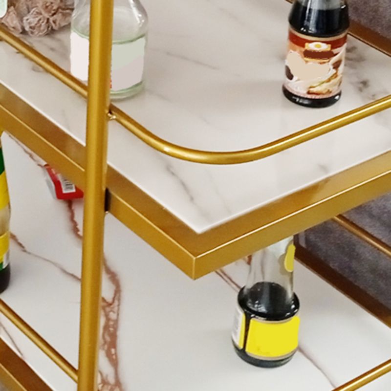 Rolling Contemporary Prep Table Metal Prep Table for Kitchen Use Clearhalo 'furn' 'furn_kitchen_islands_carts' 'Furniture' 'Kitchen & Dining Furniture' 'Kitchen Islands & Carts' 'kitchen_islands_carts' 1200x1200_fbd8b18a-c91d-4d1c-b45f-9367a647da8e