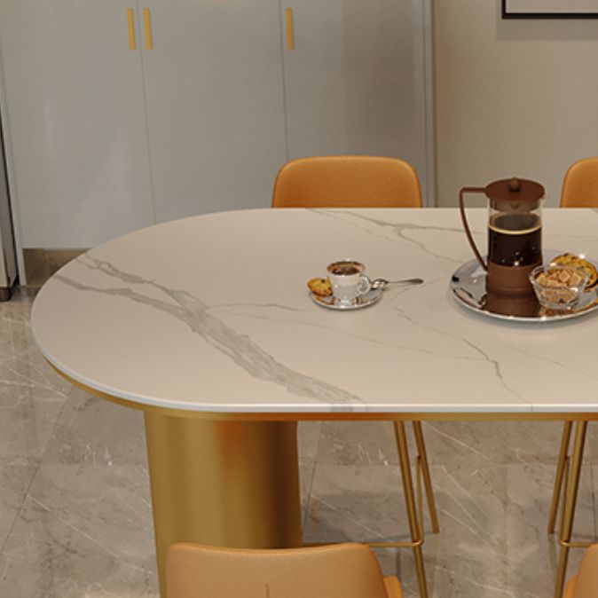 Modern Stone and Iron Counter Height Table Free Form Bar Table with 3 Legs Clearhalo 'Bar Furniture' 'Bar Tables' 'bar_tables' 'furn' 'furn_bar_tables' 'Furniture' 'Kitchen & Dining Furniture' 1200x1200_fbd90e31-baab-45dc-8291-207e7c2b76bf