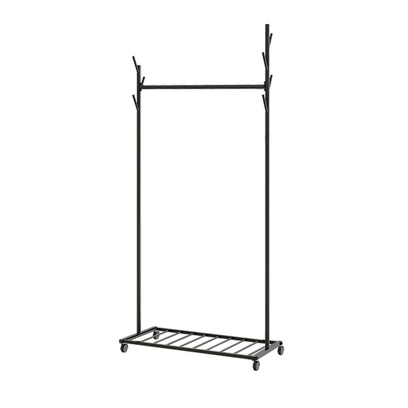 Glam Coat Hanger Metal No Distressed Entryway Kit With Storage Shelving Clearhalo 'Entry & Mudroom Furniture' 'furn' 'furn_hall_tree_coat_racks' 'Furniture' 'Hall Trees & Coat Racks' 'hall_tree_coat_racks' 1200x1200_fbd926e1-12ee-4de8-a971-c67748dd2e63