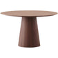 Contemporary Round Dinette Table Solid Wood Pedestal Dining Table Clearhalo 'Dining Tables & Seating' 'Dining Tables' 'dining_table' 'furn' 'furn_dining_table' 'Furniture' 'Kitchen & Dining Furniture' 1200x1200_fbda4e66-467a-473d-bee1-ea36b89881f1