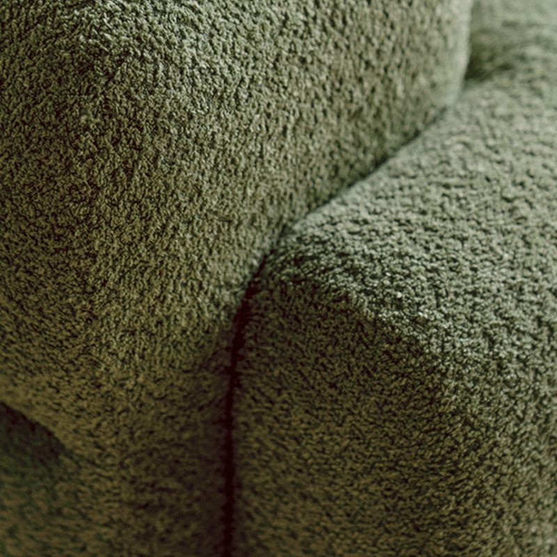 リビングルーム用のタイトなシートフォームソリッドカラー木製埋め込み式アームソファ