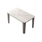 4 Legs Dining Table Rectangle Dining Table for Kitchen Dining Room