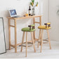 Industrial Solid Wood Bar Table Trestle Base Bar Table for Dining Room Clearhalo 'Bar Furniture' 'Bar Tables' 'bar_tables' 'furn' 'furn_bar_tables' 'Furniture' 'Kitchen & Dining Furniture' 1200x1200_fbe06c27-5d7c-4d8e-8d2b-036a38ec387f