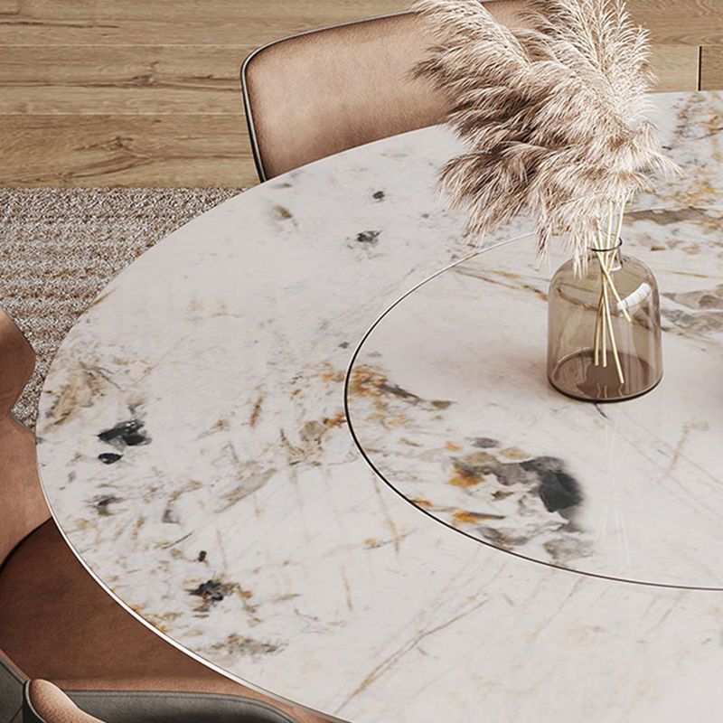 Modern Dining Table Set 1/4/5/7 Pieces with Metal Base Kitchen Furniture Set Clearhalo 'Dining Room Sets' 'Dining Tables & Seating' 'dining_room_set' 'furn' 'furn_dining_room_set' 'Furniture' 'Kitchen & Dining Furniture' 1200x1200_fbe18d4d-380d-4181-87c7-fa33857d7aee