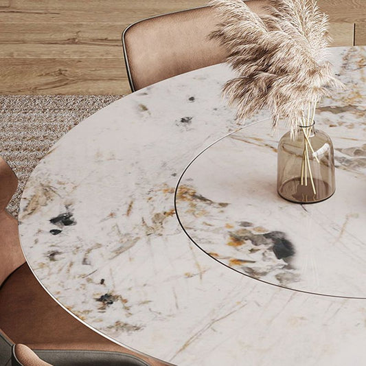 Modern Dining Table Set 1/4/5/7 Pieces with Metal Base Kitchen Furniture Set Clearhalo 'Dining Room Sets' 'Dining Tables & Seating' 'dining_room_set' 'furn' 'furn_dining_room_set' 'Furniture' 'Kitchen & Dining Furniture' 1200x1200_fbe18d4d-380d-4181-87c7-fa33857d7aee