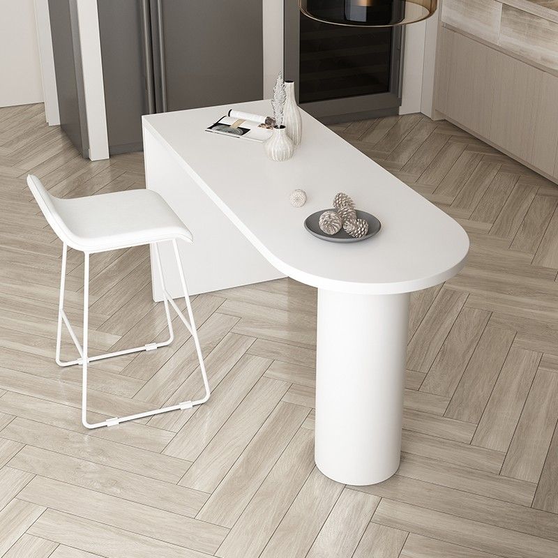 Kitchen Wood Top Counter Table Wood Legs Industrial Style 42-inch Bar Table Clearhalo 'Bar Furniture' 'Bar Tables' 'bar_tables' 'furn' 'furn_bar_tables' 'Furniture' 'furniture_bar_tables' 'Kitchen & Dining Furniture' 'kitchen&dining_furn' 'kitchen' 1200x1200_fbe2e108-daf9-49b8-b4d4-e20d8d96bd02