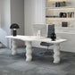 Contemporary Wood Office Desk Irregular Shape Task Desk with 3 Legs in White/Black/Grey Clearhalo 'furn' 'furn_office_desk' 'Furniture' 'Office Desks' 'Office Furniture' 'office_desk' 1200x1200_fbe7d93e-fac3-4851-9dd2-a81fb2c0a5ba