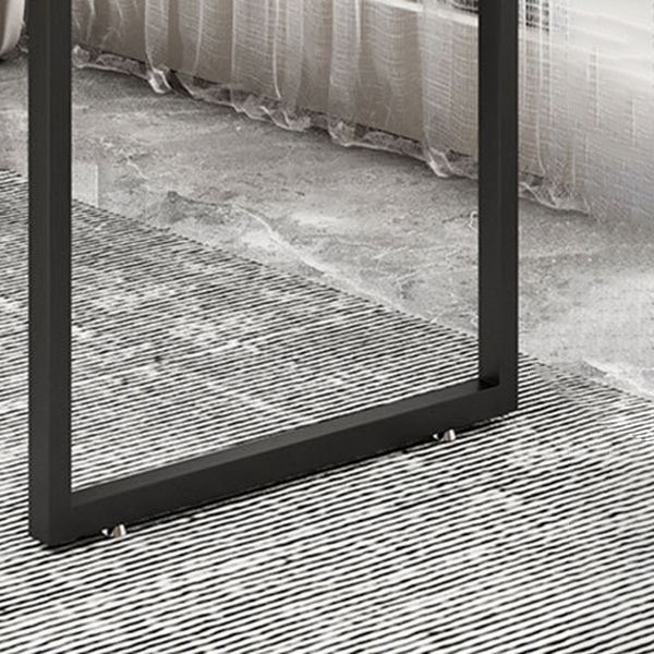 Industrial Office Desk Grey Marble Sled Writing Desk with Metal Legs Clearhalo 'furn' 'furn_office_desk' 'Furniture' 'Office Desks' 'Office Furniture' 'office_desk' 1200x1200_fbe8436c-7092-48d8-95d4-96889cf32f4a