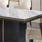 Glam 1/4/6/7/9 Pieces Dining Set Rectangle Stone Dining Table Furniture for Dining Room Clearhalo 'Dining Room Sets' 'Dining Tables & Seating' 'dining_room_set' 'furn' 'furn_dining_room_set' 'Furniture' 'furniture_dining_room_set' 'Kitchen & Dining Furniture' 'kitchen&dining_furn' 'kitchen' 1200x1200_fbeaa161-749f-4e30-84de-5dcd1ce7f043