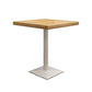 Square Wooden Fir Table Industrial Dining Table with Metal Pedestal Base Clearhalo ' dining_table' 'Dining Tables & Seating' 'Dining Tables' 'furn' 'furn_dining_table' 'Furniture' 'furniture_dining_table' 'Kitchen & Dining Furniture' 'kitchen&dining_furn' 'kitchen' 'kitchen_dining_table' 1200x1200_fbeab2f3-04c5-4849-81a8-fa0309c1244a