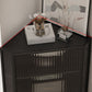 Living Room Metal Buffet Stand 39.5 "H moderno mobile vetro Server buffet