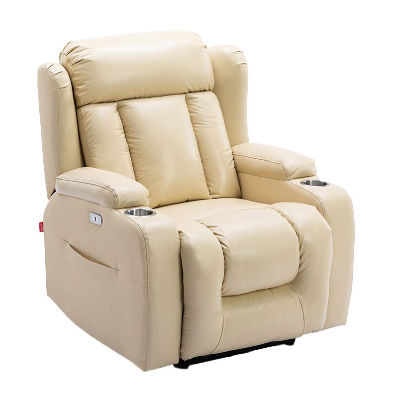 Modern Fux Leather Club Club Recliner Massage Home Theater Recliner