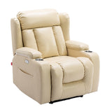 Modern Fux Leather Club Club Recliner Massage Home Theater Recliner