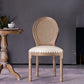 Upholstered Armless Dining Chairs King Louis Back Side Chair with Wood Legs Clearhalo ' kitchen&dining_furn' 'Dining Chairs' 'Dining Tables & Seating' 'dining_chair' 'furn' 'furn_dining_chair' 'Furniture' 'furniture_dining_chair' 'Kitchen & Dining Furniture' 'kitchen' 1200x1200_fbede6e3-4490-4e26-9d57-b611047c48d0