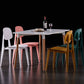 Plastic Scandinavian Armless Dining Chairs Open Back Side Chair (Set of 4) Clearhalo ' kitchen&dining_furn' 'Dining Chairs' 'Dining Tables & Seating' 'dining_chair' 'furn' 'furn_dining_chair' 'Furniture' 'furniture_dining_chair' 'Kitchen & Dining Furniture' 'kitchen' 1200x1200_fbee2086-01d8-449f-aca3-5981e2e922e0
