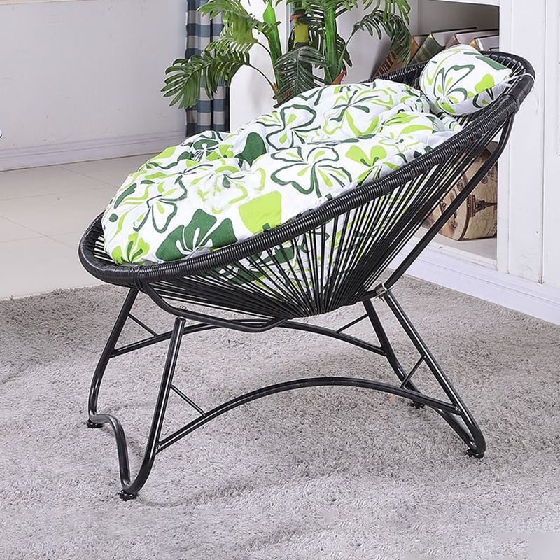 Iron Base Rocking Chair Lounge Simple Plastic Material Chair for Living Room Clearhalo 'Chairs & Seating' 'furn' 'furn_rocking_chairs' 'Furniture' 'Living Room Furniture' 'Rocking Chairs' 'rocking_chairs' 1200x1200_fbf06a93-7b56-4a45-93de-9553e1a6f49d