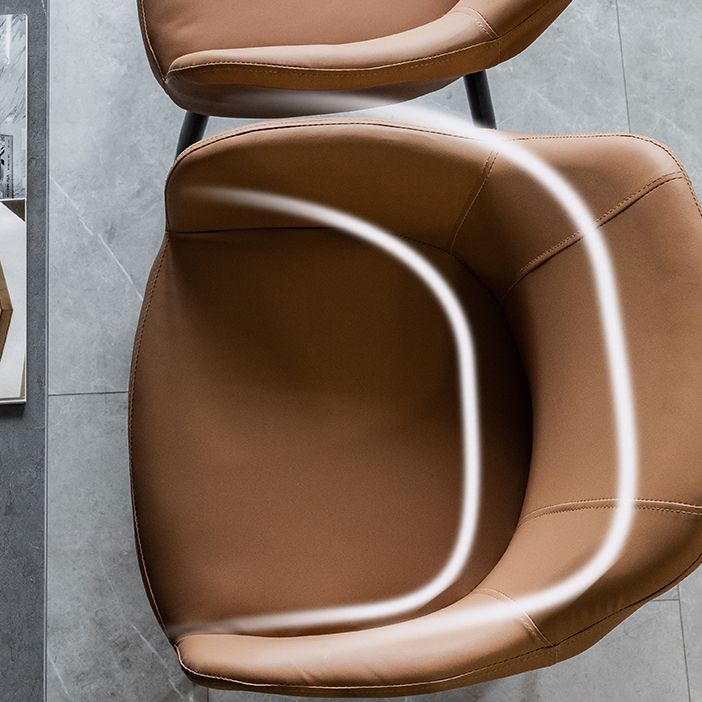 Contemporary Metal Dining Room Chairs Upholstered Armchair for Restaurant Use Clearhalo ' kitchen&dining_furn' 'Dining Chairs' 'Dining Tables & Seating' 'dining_chair' 'furn' 'furn_dining_chair' 'Furniture' 'furniture_dining_chair' 'Kitchen & Dining Furniture' 'kitchen' 1200x1200_fbf1108c-01b6-497c-a58b-095e4a33daa4