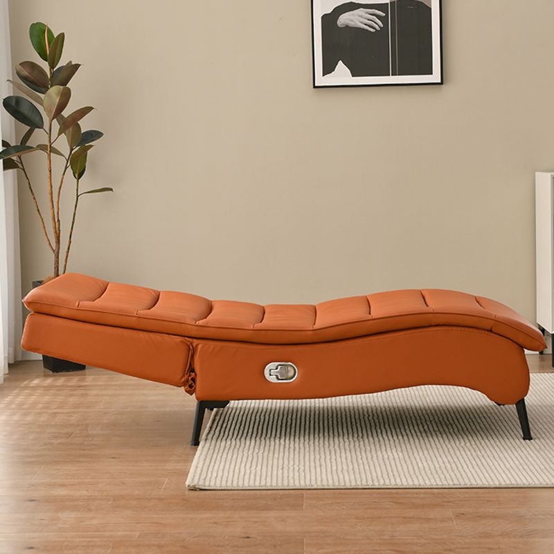 Modern Cushioned Chaise Lounge Leather Armless Chaise for Living Room Clearhalo 'Chairs & Seating' 'Chaise Lounge' 'chaise_lounge' 'furn' 'furn_chaise_lounge' 'Furniture' 'Living Room Furniture' 1200x1200_fbf3727c-be3d-49af-81e7-4562b1090c71