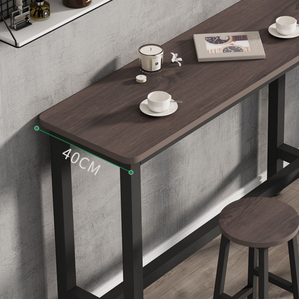 Modern Rectangle Wood Bar Table 2/3/4/5 Pieces Bar Table Set for Cafe Clearhalo 'Bar Furniture' 'furn' 'furn_home_bar_bar_sets' 'Furniture' 'Home Bars & Bar Sets' 'home_bar_bar_sets' 'Kitchen & Dining Furniture' 1200x1200_fbf42b2a-25d4-4453-a95a-d206eaf986d0
