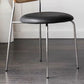 Contemporary Armless Dining Chairs Faux Leather Upholstered Dining Side Chair
