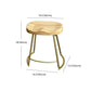 Glam Wood Counter Bar Stool Backless Saddle Seat Bar Stool with Iron Base Clearhalo 'Bar Furniture' 'Bar Stools' 'bar_stools' 'furn' 'furn_bar_stools' 'furniture_bar_stools' 'Kitchen & Dining Furniture' 'kitchen&dining_furn' 'kitchen' 'kitchen_furn' Furniture' 1200x1200_fbfdcd04-f029-45ad-9205-cd2887f60bb8