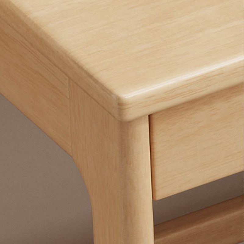 H-shaped Base Office Desk Modern Bedroom Solid Wood Task Desk with Drawer Clearhalo 'furn' 'furn_office_desk' 'Furniture' 'Office Desks' 'Office Furniture' 'office_desk' 1200x1200_fc0232d9-a1a6-461f-a413-5b3a4737e2ec